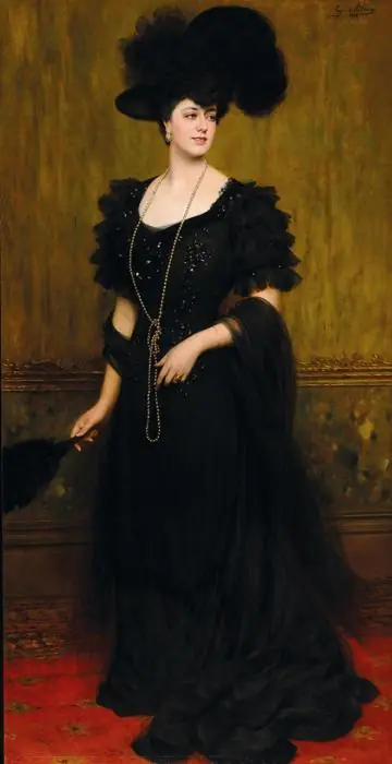 Portrait de Madame Lebreton - Eugène de Blaas