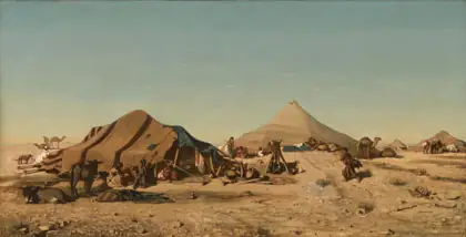 Halte dans le désert - Eugène Fromentin