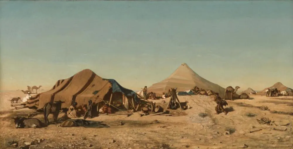 Halte dans le désert - Eugène Fromentin