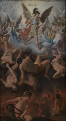 La chute des anges - Eugenio Cajés