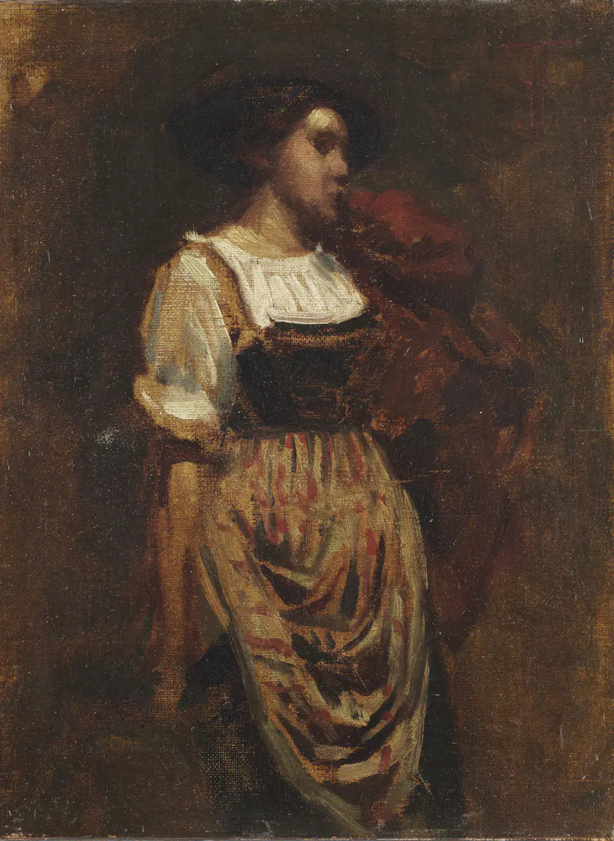 Femme du peuple - Federico Faruffini