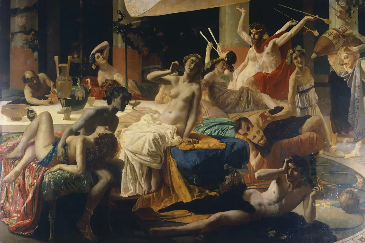 Les Orgies de Messaline - Federico Faruffini
