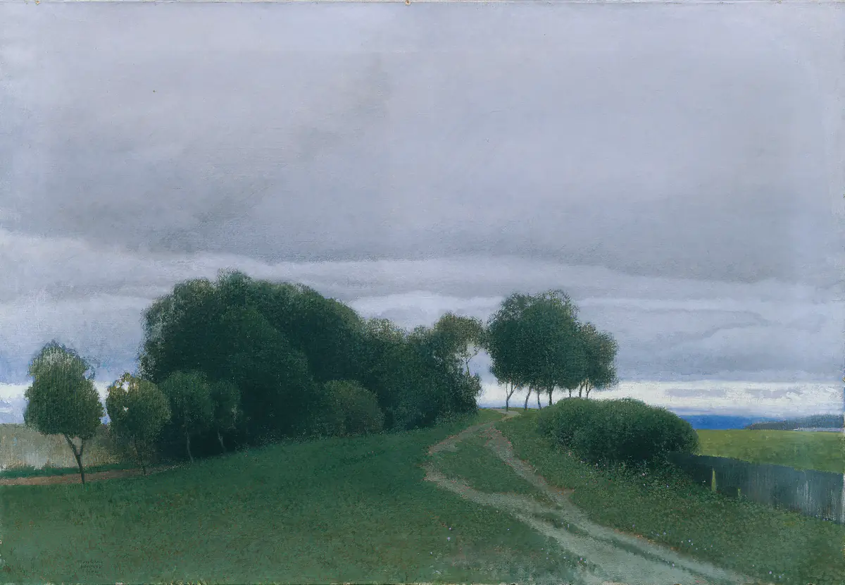 Soirée nuageuse - Ferdinand Brunner