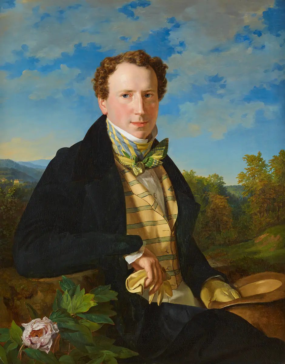 Autoportrait - Ferdinand Georg Waldmüller