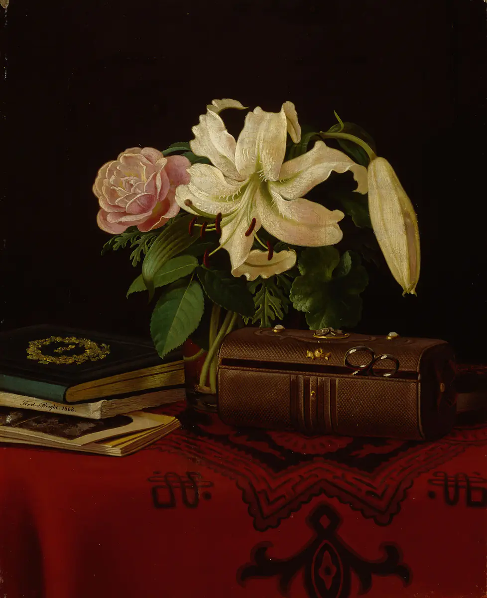 Nature morte sur la table de travail d'une dame - Ferdinand von Wright