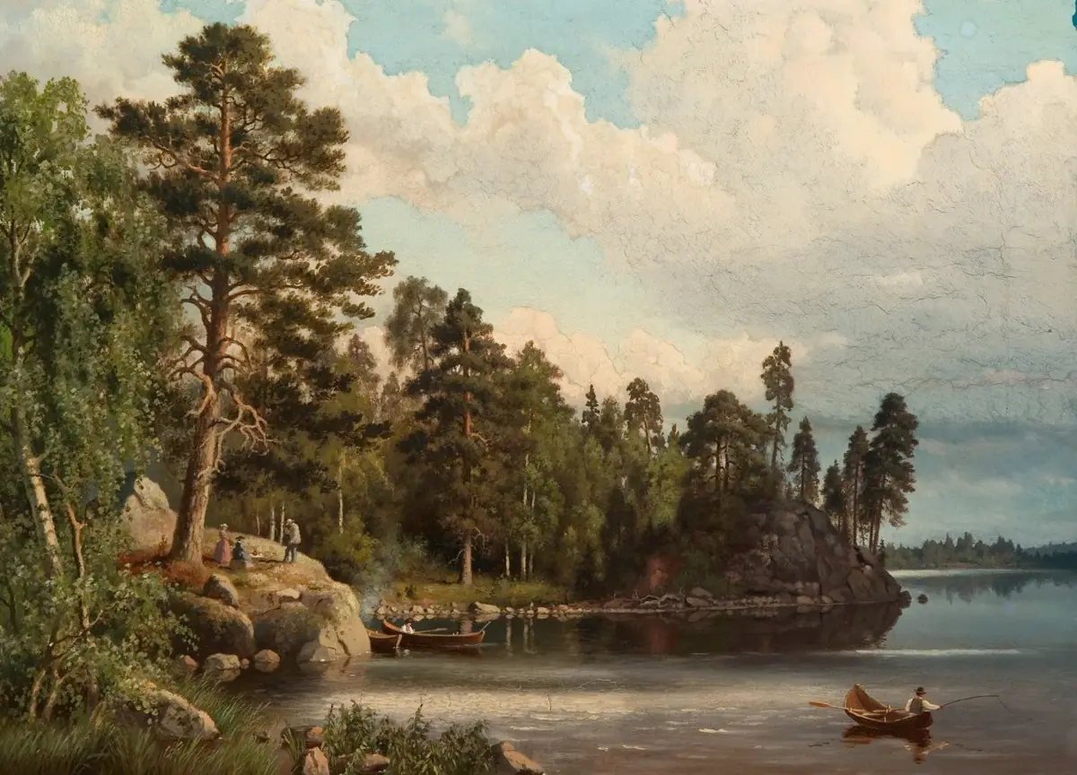 Paysage d'été - Ferdinand von Wright