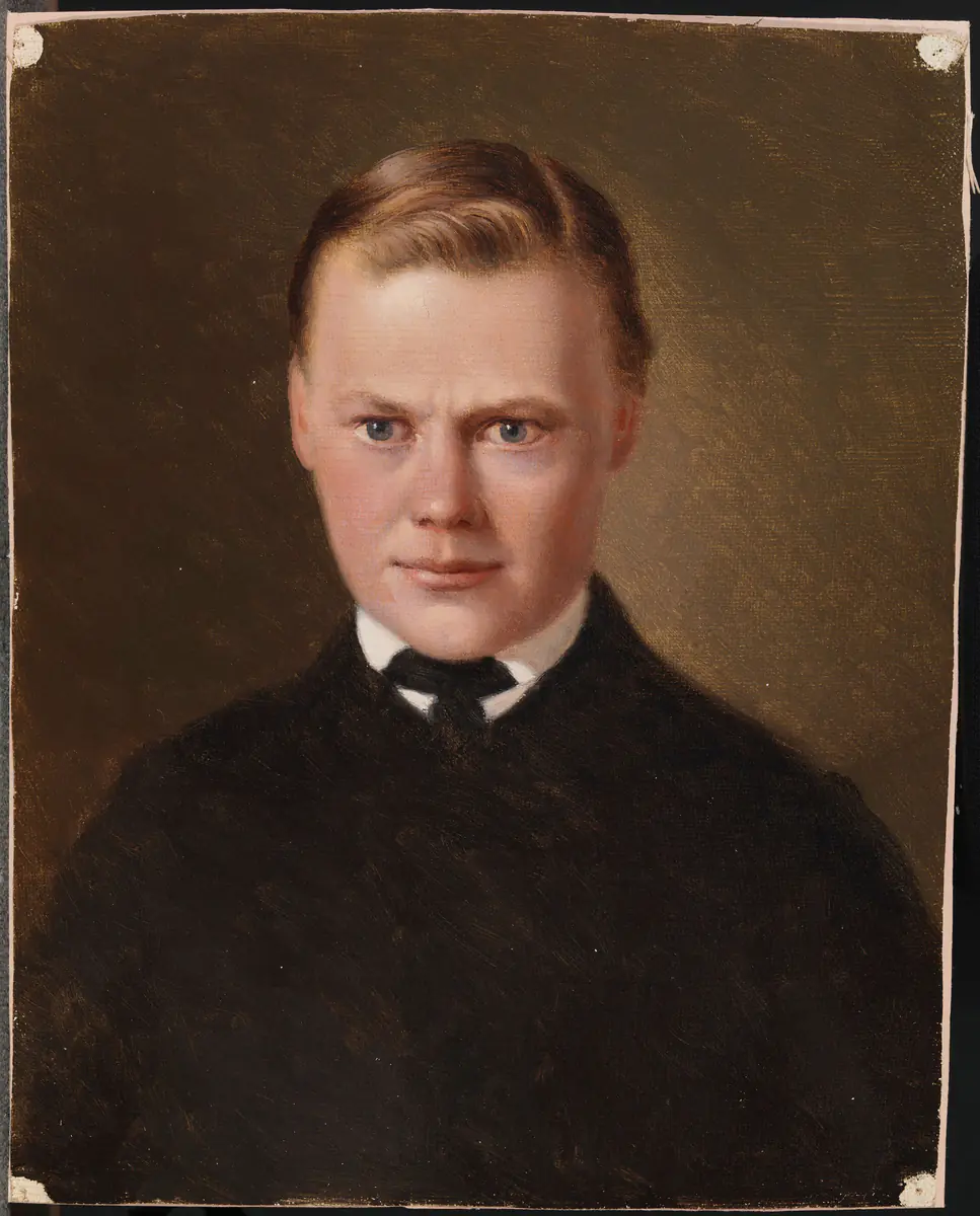 Portrait de jeune homme - Ferdinand von Wright