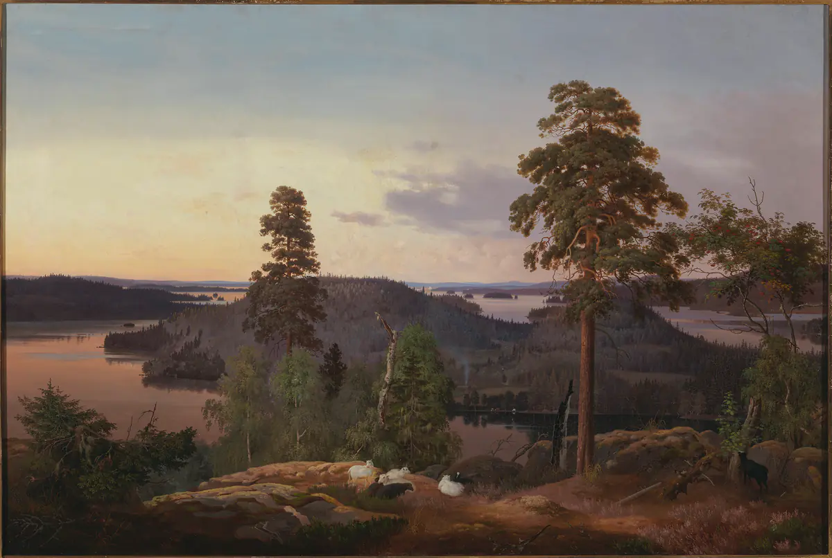 Vue depuis Haminalahti - Ferdinand von Wright