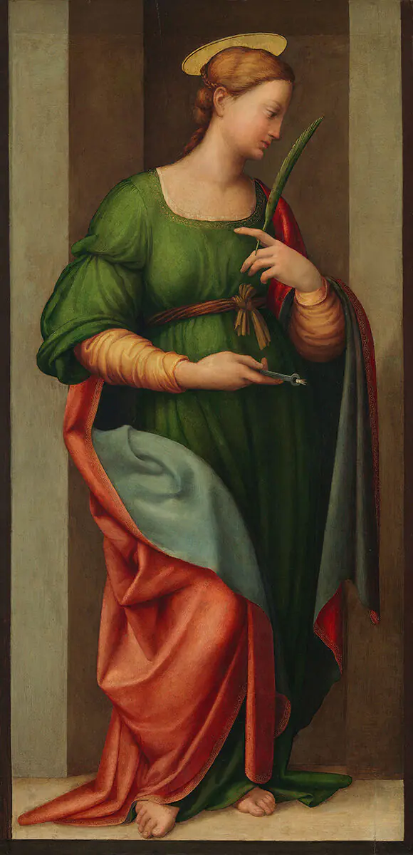 Saint Apollonie - Francesco Granacci
