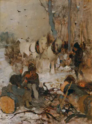 Hiver - Franz Rumpler