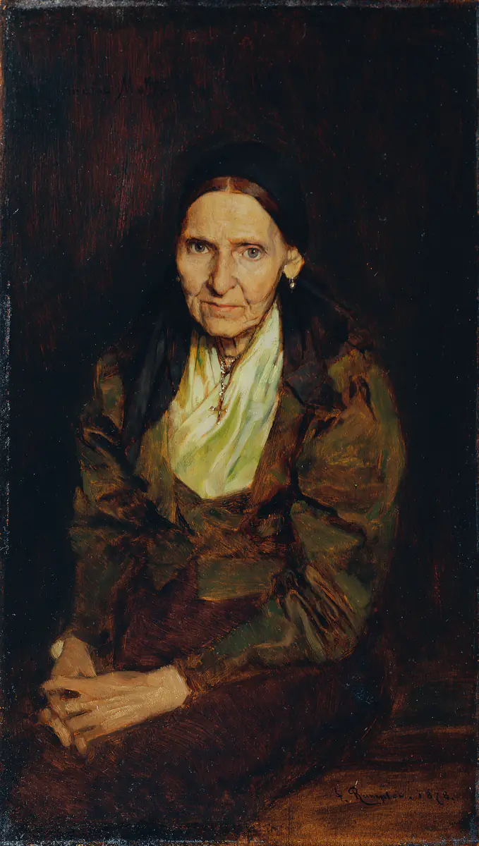 La mère de l'artiste - Franz Rumpler