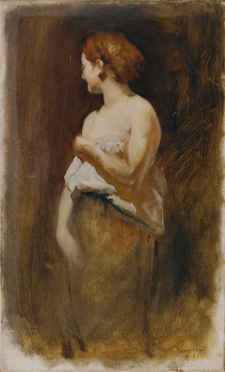 Nu féminin - Franz Rumpler