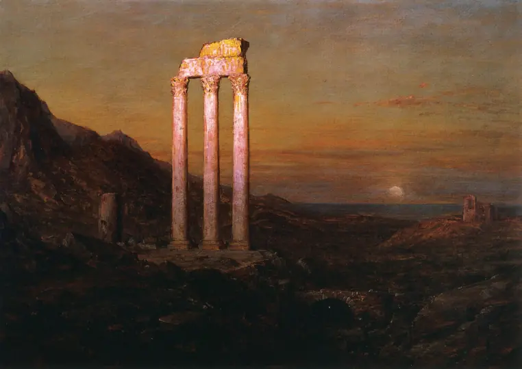 Lever de lune - Frederic Edwin Church
