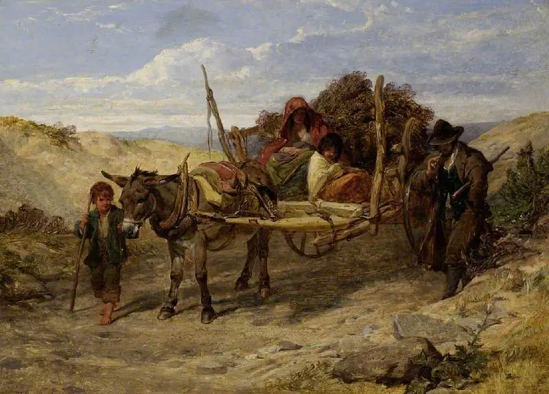 Le chariot de santé - Frederick Goodall