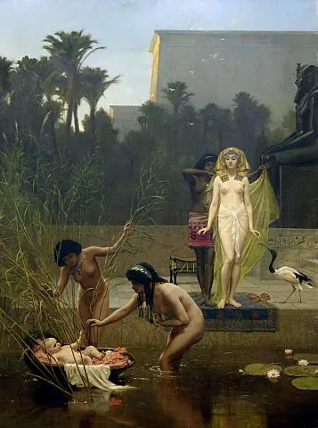 La découverte de Moïse - Frederick Goodall