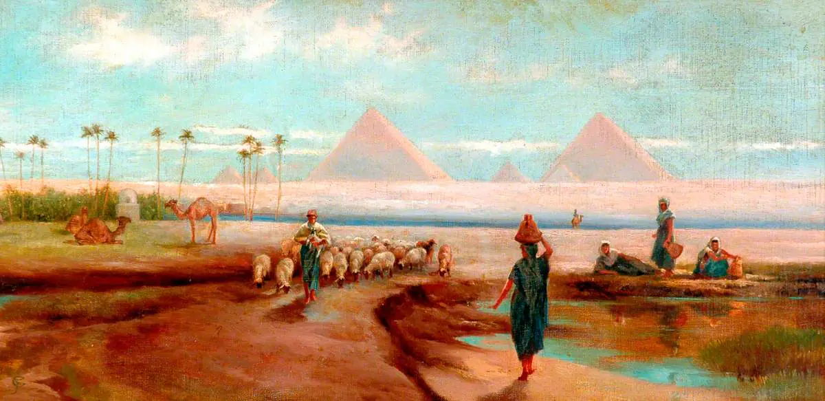 En dehors du Caire - Frederick Goodall