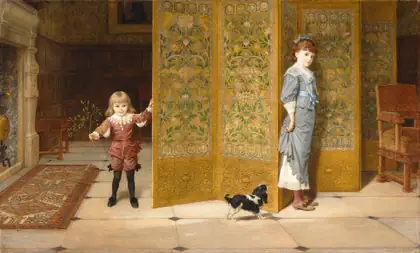 Puritain et cavalier - Frederick Goodall