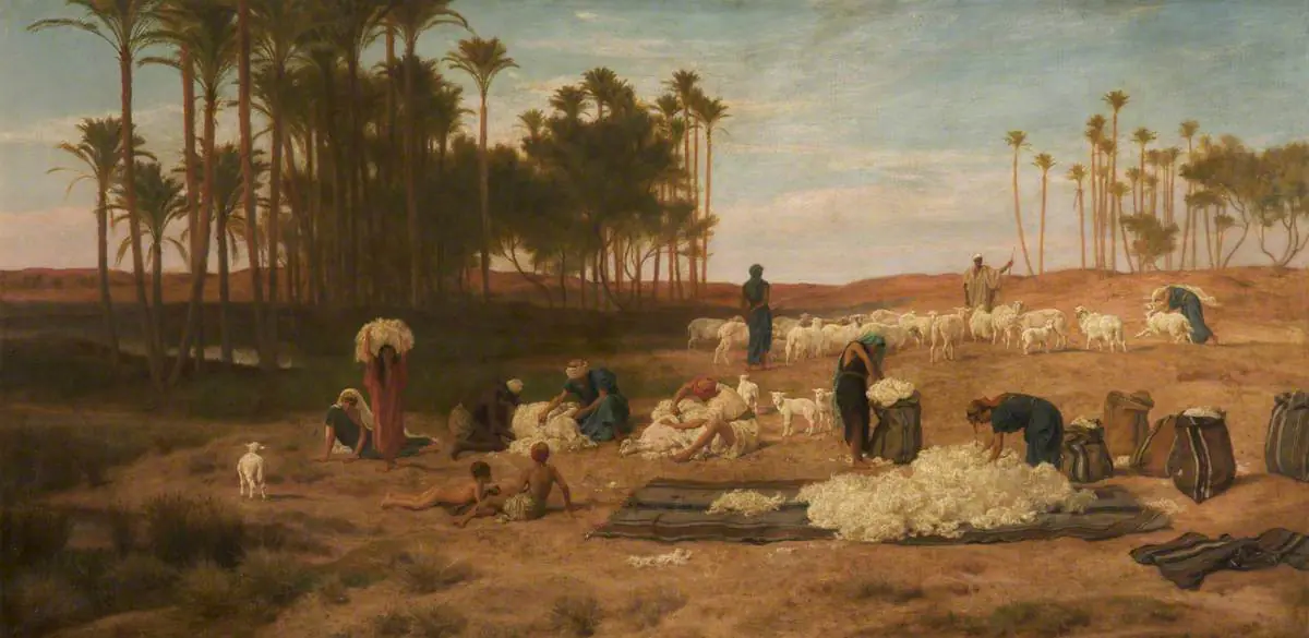 Tonte des moutons en Egypte - Frederick Goodall