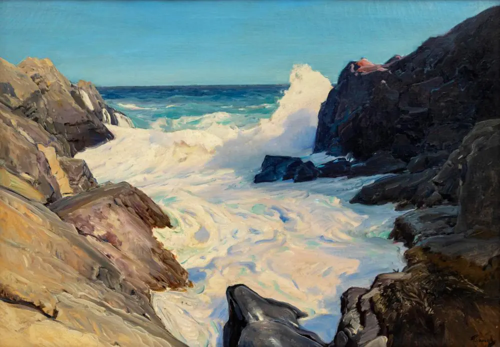 La crique cachée - Frederick Judd Waugh
