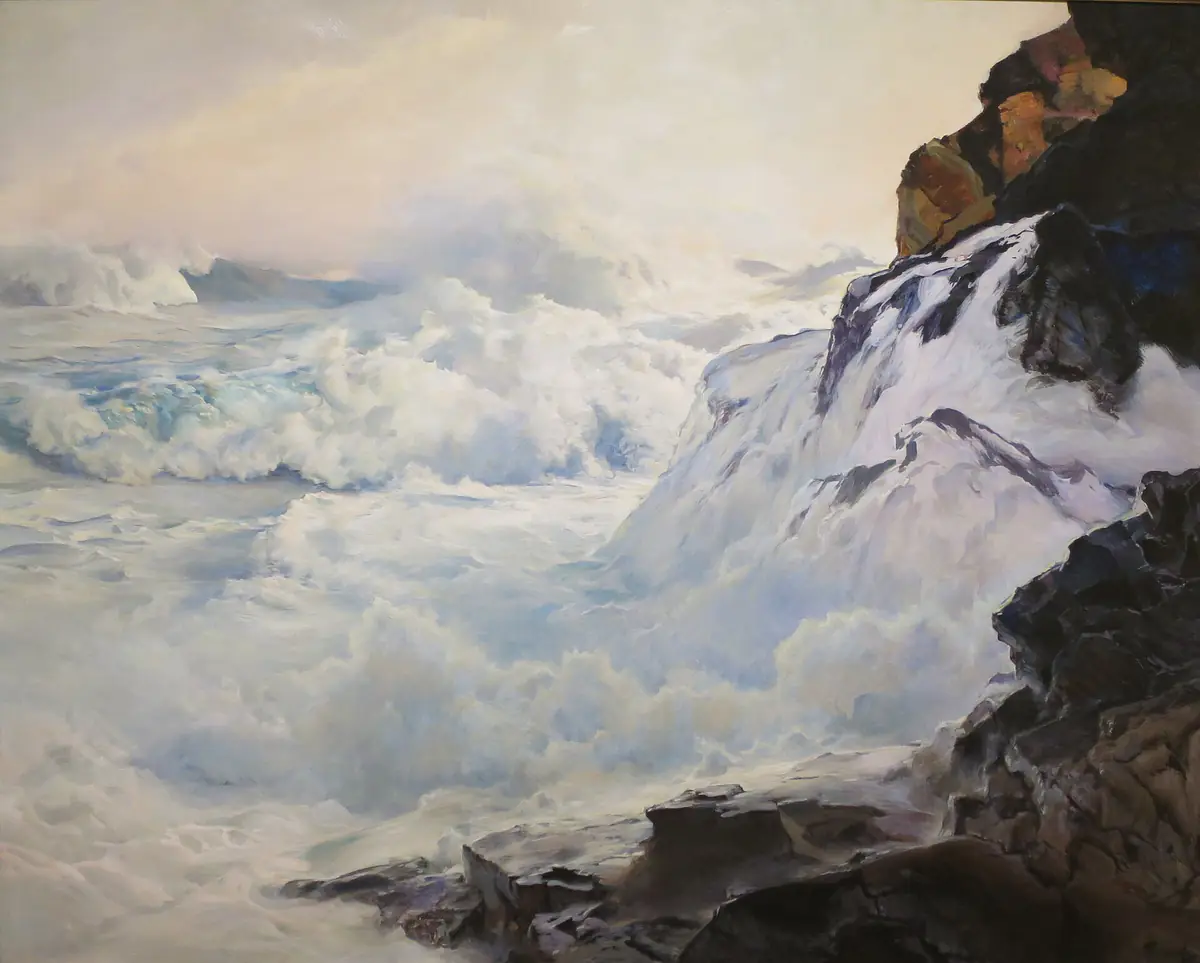 Le déferlement envahissant - Frederick Judd Waugh