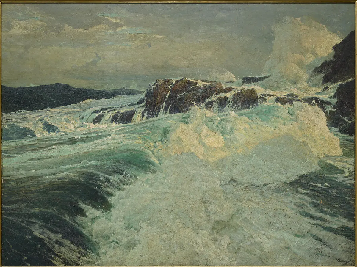 L’océan rugissant - Frederick Judd Waugh