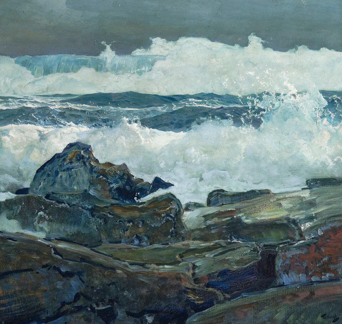 La prochaine vague - Frederick Judd Waugh