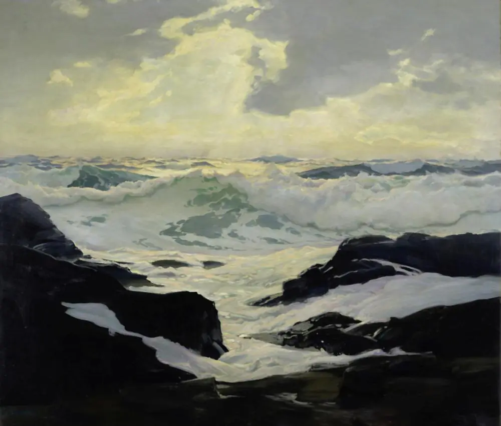 Le ressac - Frederick Judd Waugh