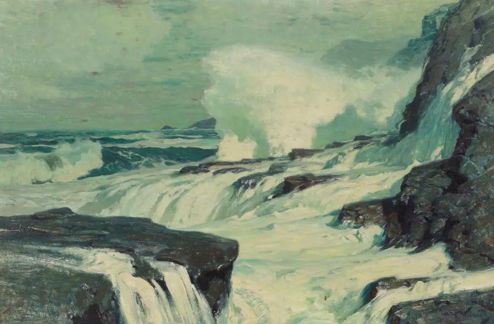 Le ressac de Monhegan - Frederick Judd Waugh