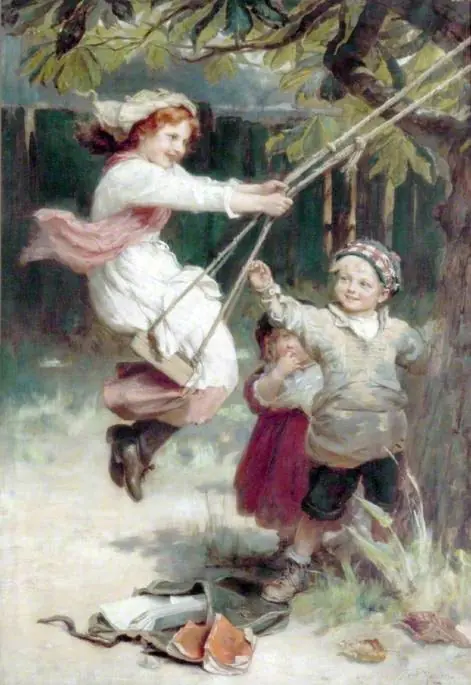 Après l’école - Frederick Morgan