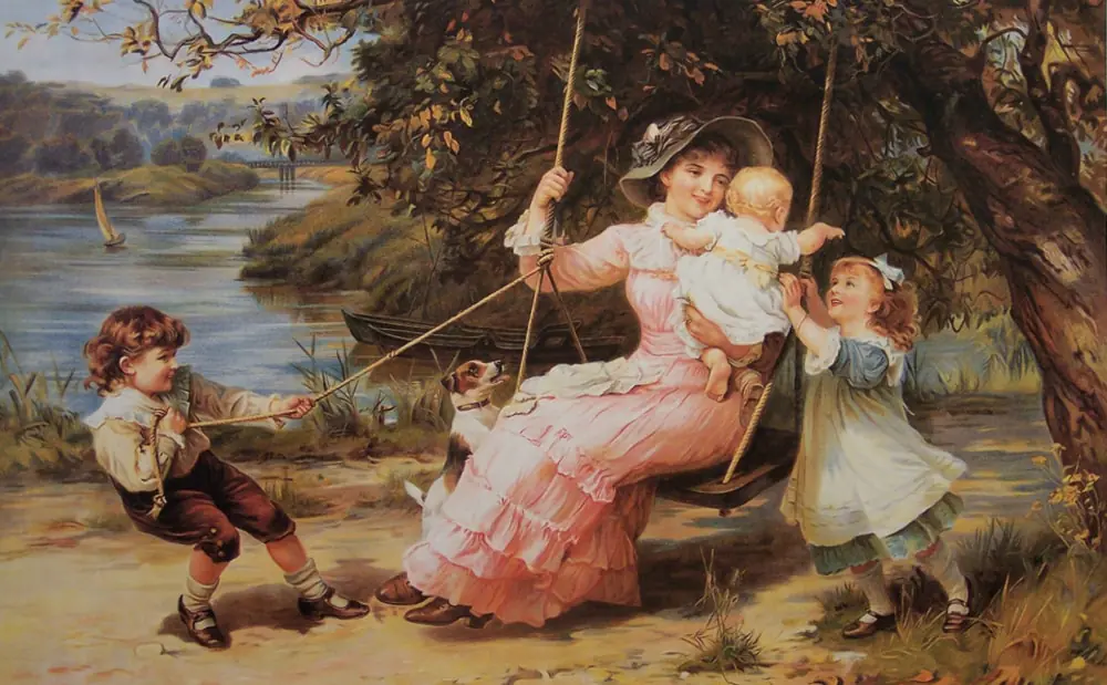 La balançoire - Frederick Morgan