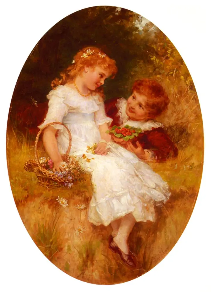 Petits amoureux - Frederick Morgan
