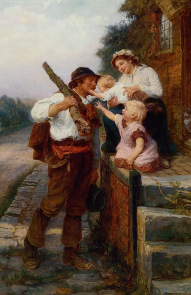 Le retour du père - Frederick Morgan
