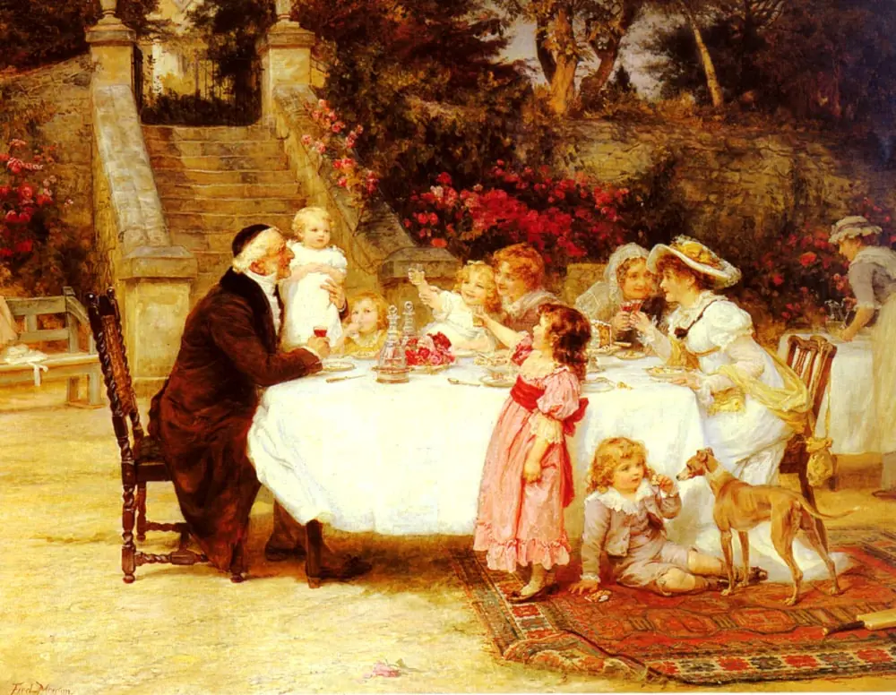 Son premier anniversaire - Frederick Morgan