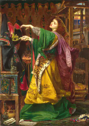 La Fée Morgane - Frederick Sandys