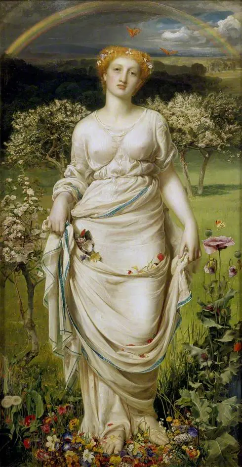 Printemps doux - Frederick Sandys