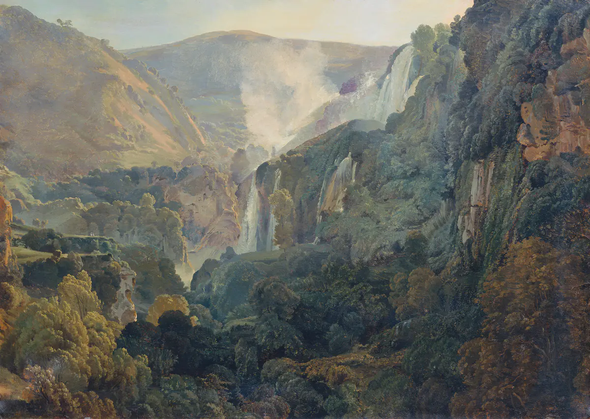 Les cascades de Terni - Friedrich Nerly
