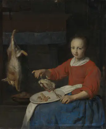 Le cuisinier - Gabriël Metsu