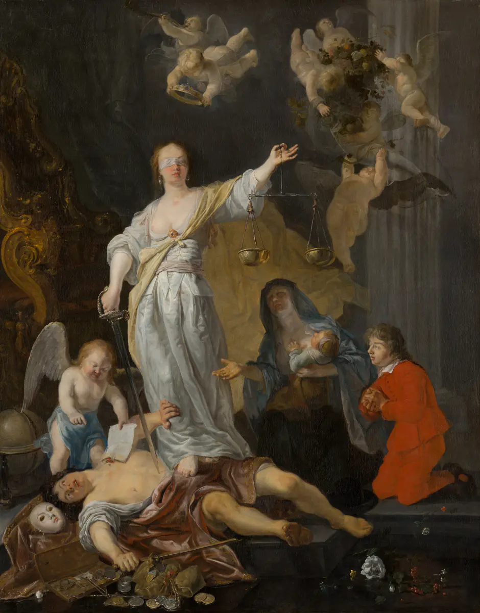 Le triomphe de la justice - Gabriel Metsu