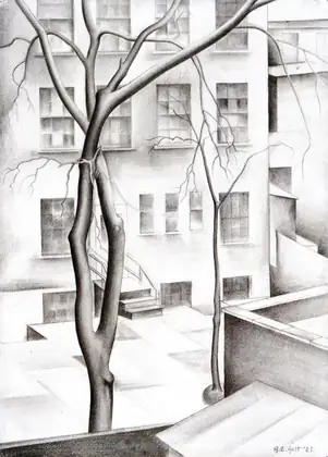 Arrière de Patchin Place - George Ault