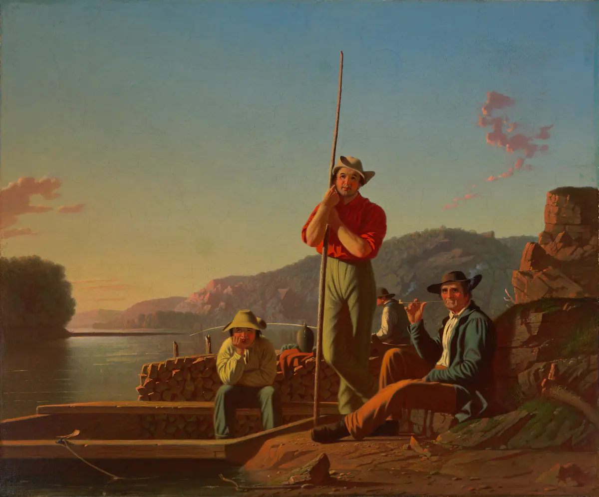 Le bateau-bois - George Caleb Bingham