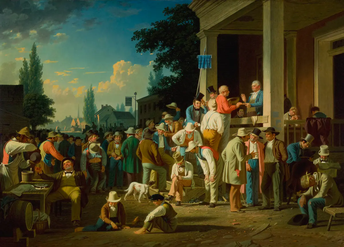 L’élection du comté (1852) - George Caleb Bingham