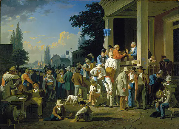 L’élection du comté (1851) - George Caleb Bingham