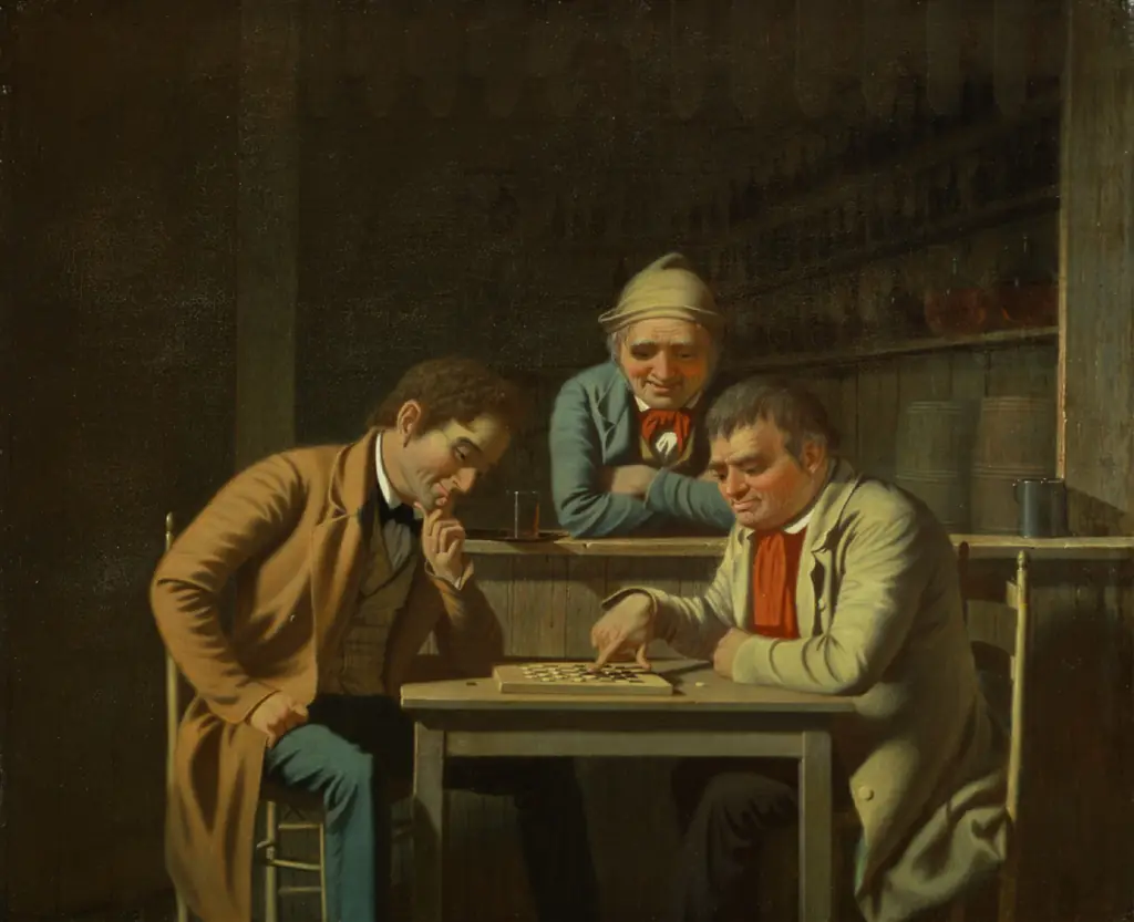 Les joueurs de dames - George Caleb Bingham