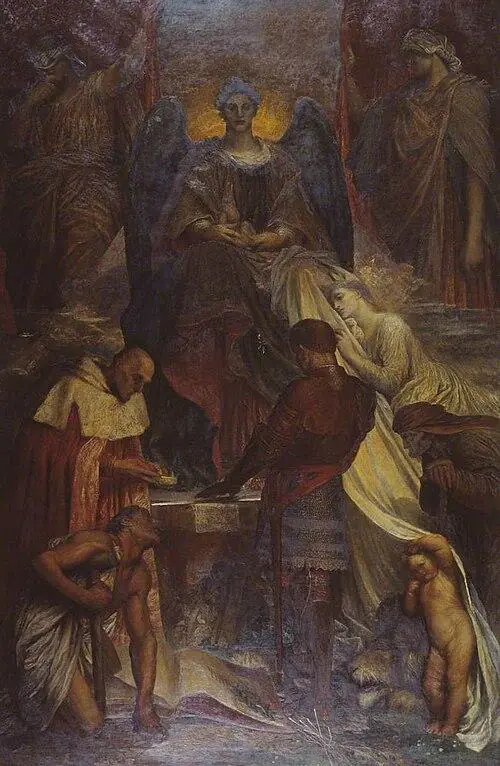 La Cour de la Mort - George Frederic Watts