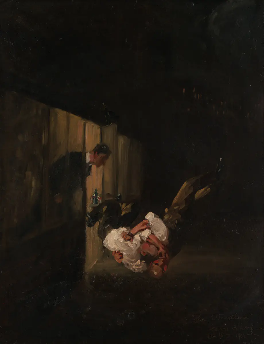 Le lutteur - George Luks