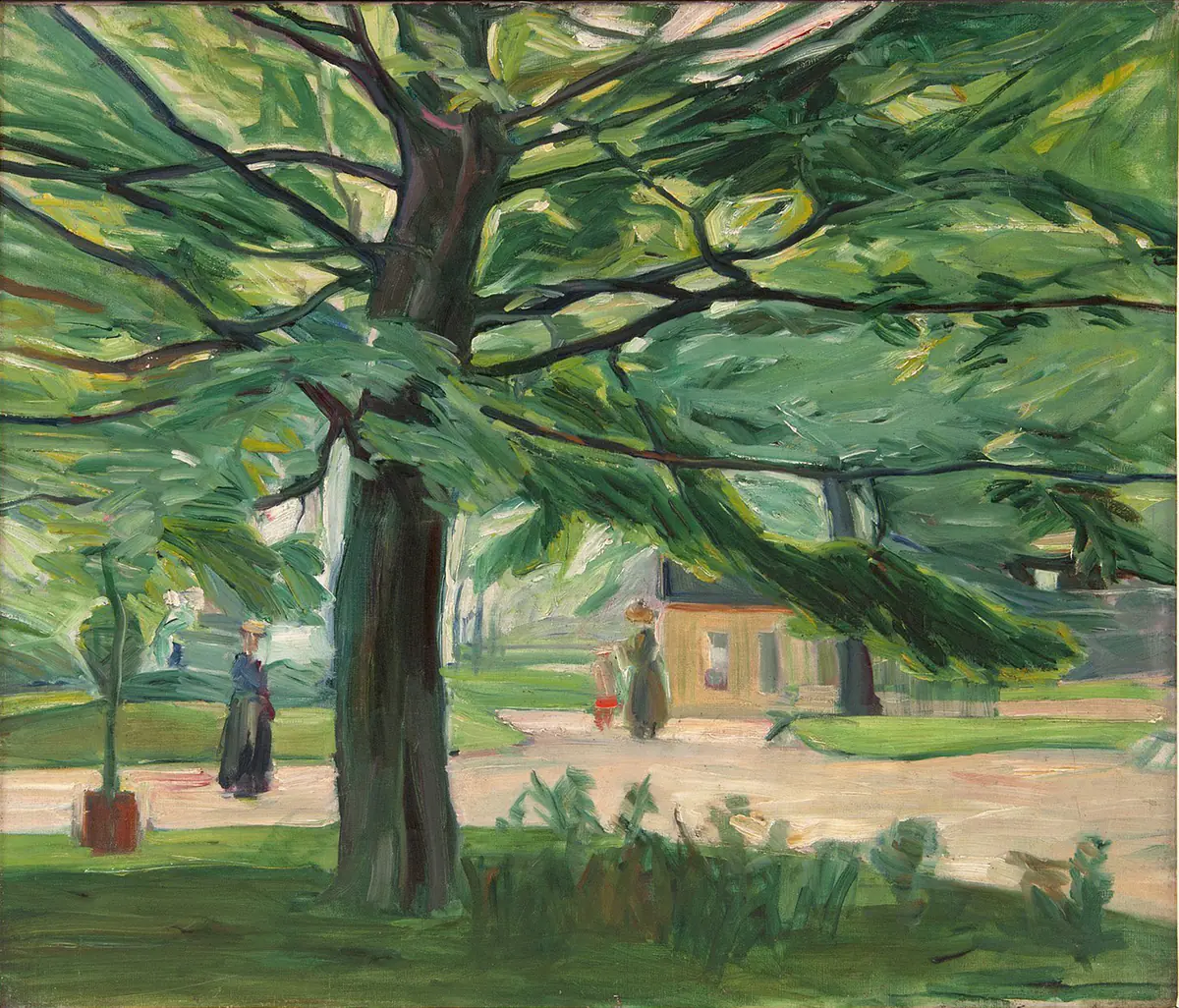 Chemin dans le parc - Georges Kars