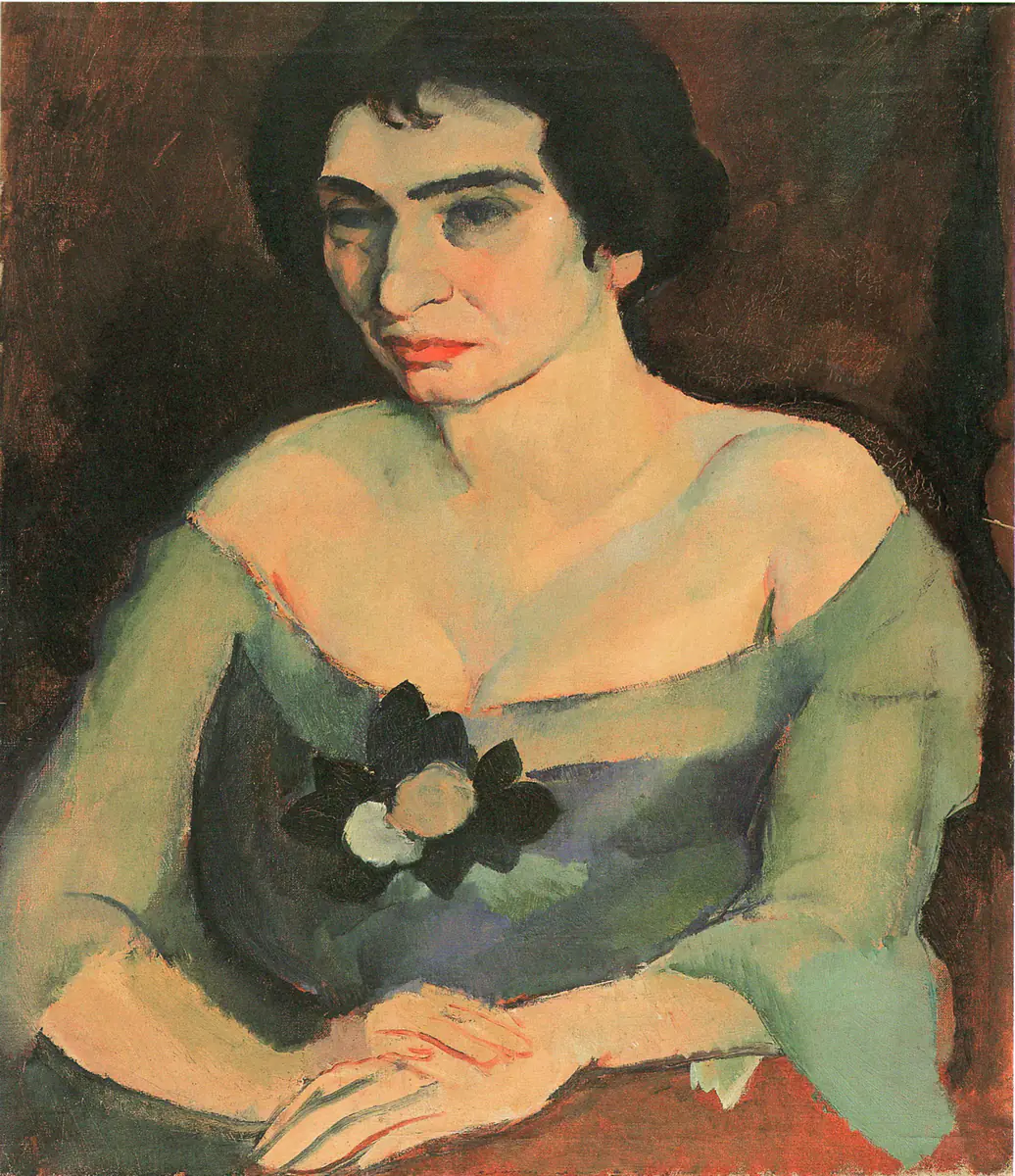 Dame avec Décolleté - Georges Kars
