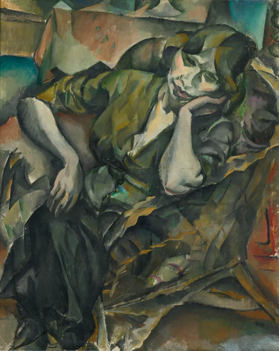 Femme dans un fauteuil - Georges Kars
