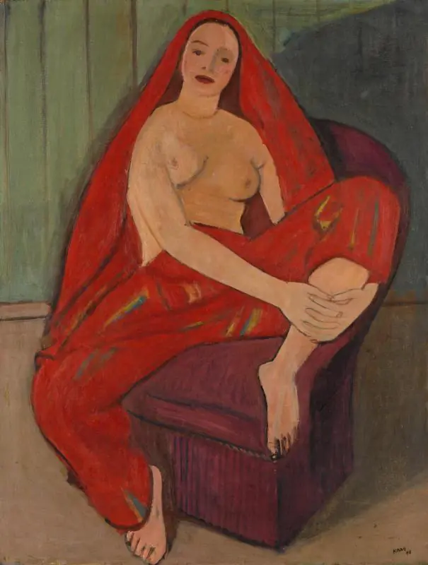 Odalisque rouge - Georges Kars