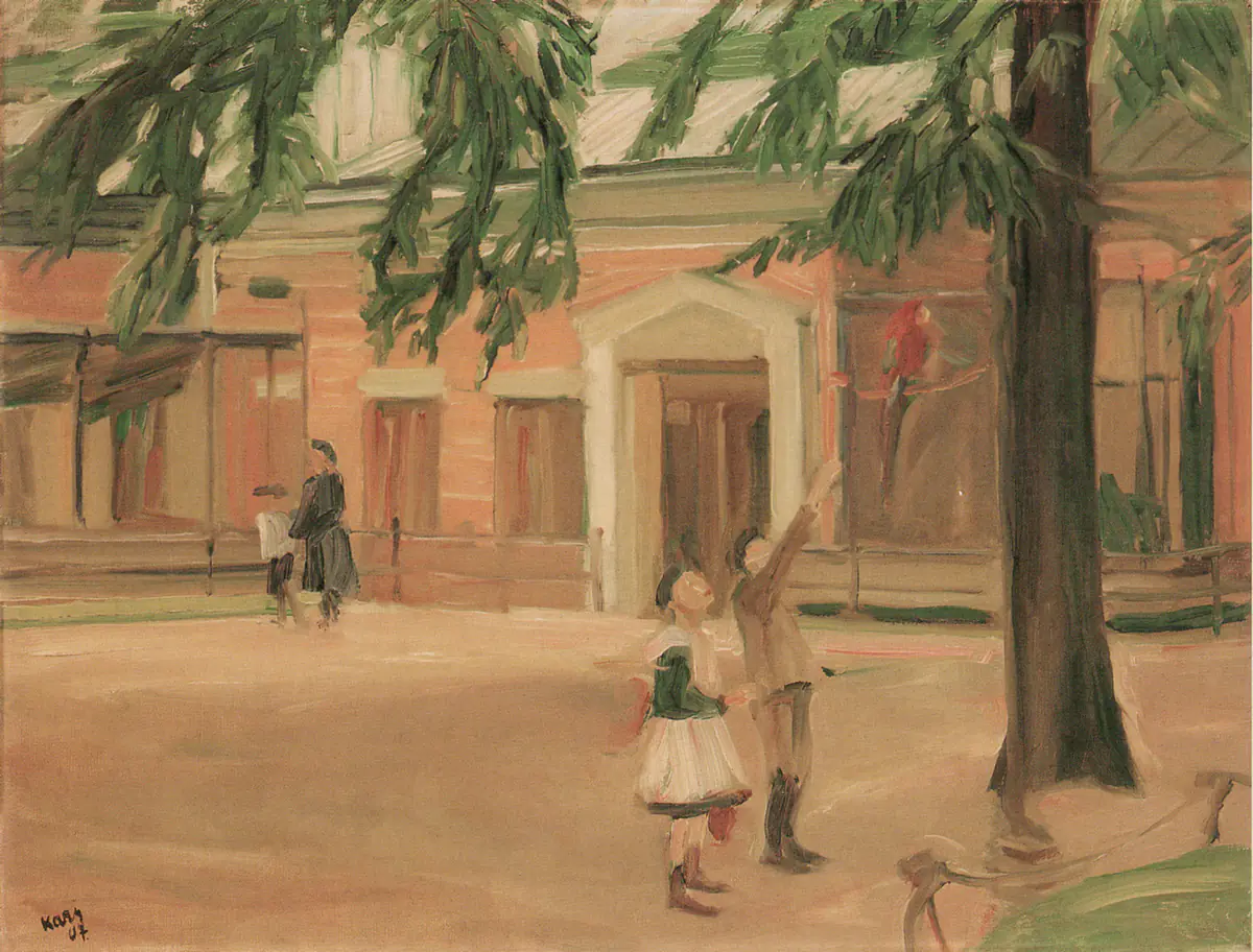 Scène du parc - Georges Kars